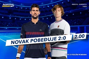 Novak "čisti" Rubljova - Samo u AdmiralBet!